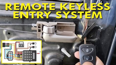 how to install an rfid anti theft keyless entry system|keyless remote control installation.